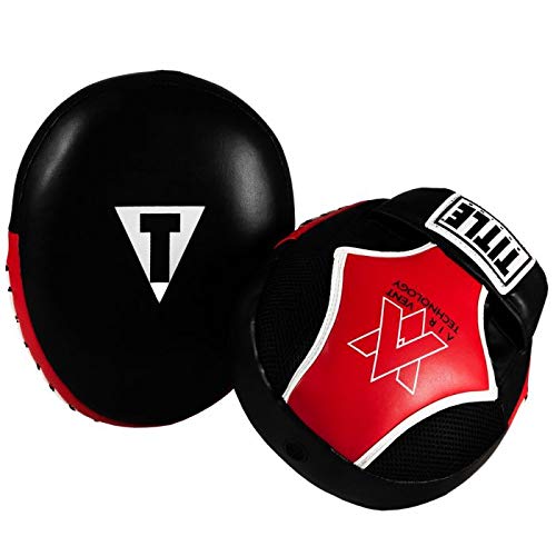 Amazon | TITLE Boxing 通気口テクノロジー パンチミット ブラック